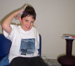Spencer Neff during his first ShuntCheck trial