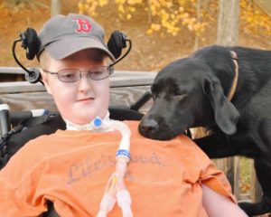 Will Ward, a patient with myotubular myopathy