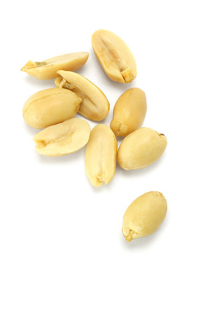 several peanuts