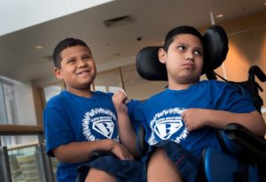 two boys with adrenoleukodystrophy