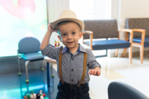 little boy with short bowel syndrome