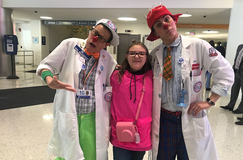Dr. Mal Adjusted and Dr. Bucket Buster meet up with an old friend in the hospital lobby