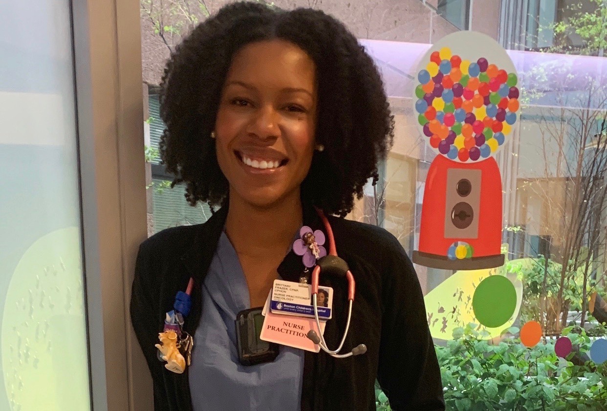 Brittany Frazer is a hematology/oncology nurse