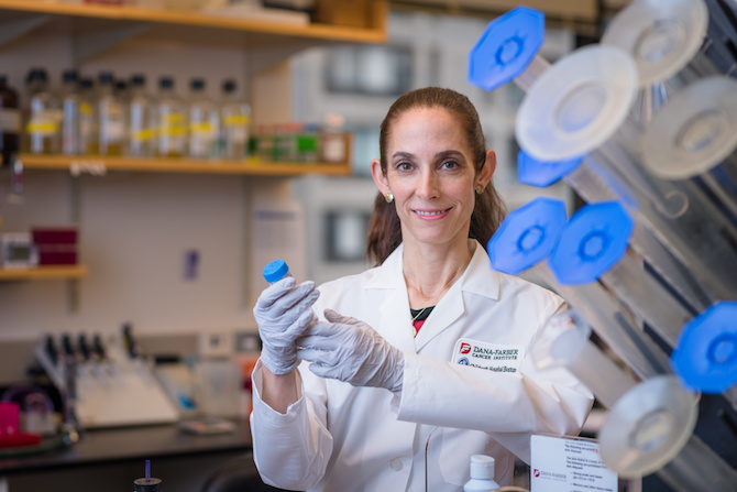 Kimberly Stegmaier is studying neuroblatoma resistance to epigenetic inhibitors