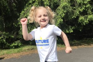 Natalie hopes to run the Boston Marathon one day