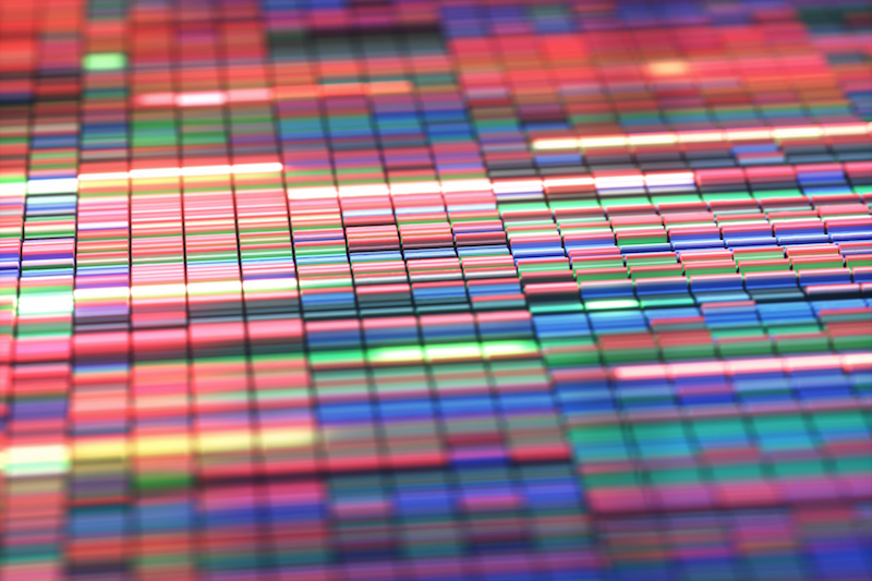 visual illustration of dna sequencing