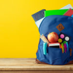 photo of a backpack ready to be taken to school