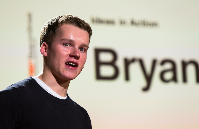 Bryan, who had an AVM, speaks at a TEDx Talk