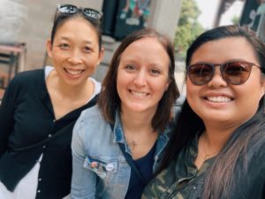 nurse paula cruz with her colleagues