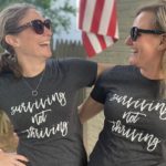 Maura and Kayla, who both have kids with rare conditions, share a laugh