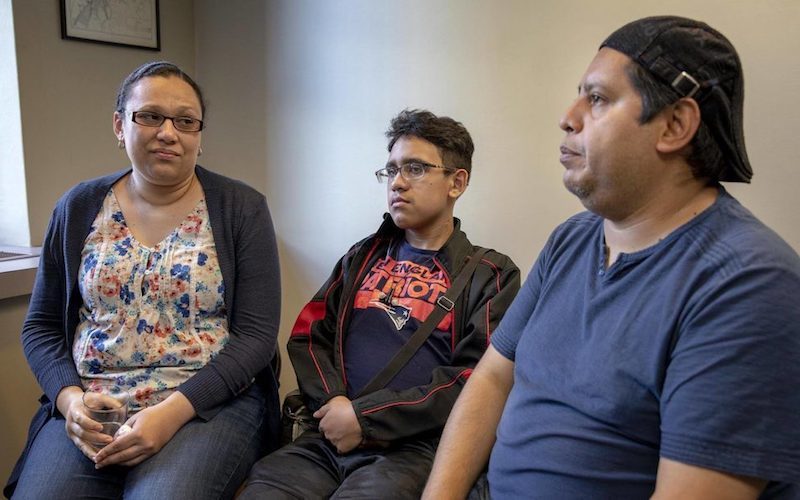 Immigrant family at Boston Children's Hospital