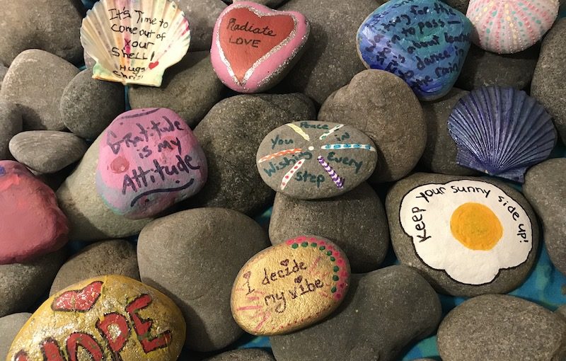 Kindness rocks at Boston Children's Hospital