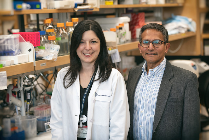 Andreane Cartier and Timothy Hla of Boston Children's Hospital