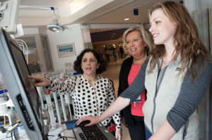 Jean Connor trains other nurses on the CAMEO tool