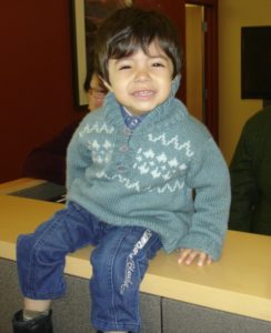 Agustín Cáceres, once a virtual "bubble boy," after receiving gene therapy for SCID-X.