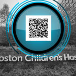 QR code on top of BCH backdrop
