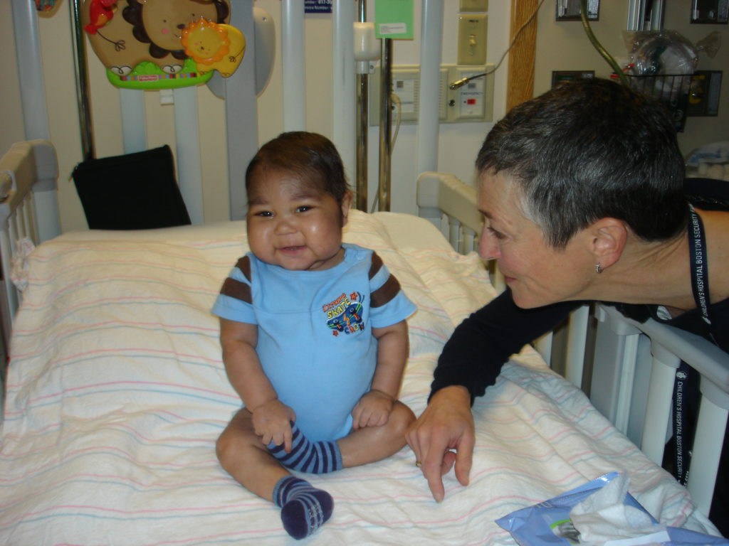 a child in Boston Children's Hospital's Complex Care Service