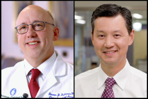 Drs. Fishman and Bae, two of the healthcare leaders who help ensure surgical procedures remain safe during COVID-19.