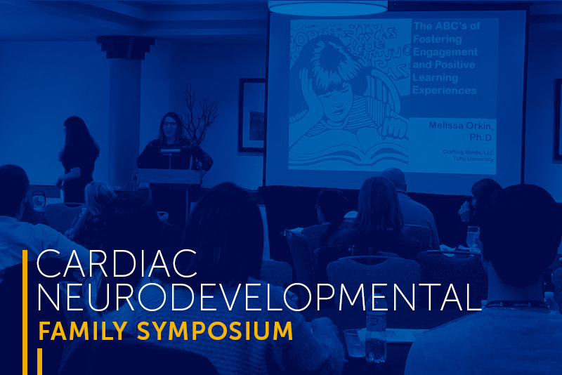 A crowd at the 2018 Cardiac Neurodevelopmental Family Symposium