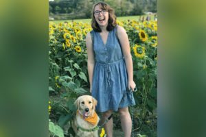 molly says her dog helps her manage chronic pain