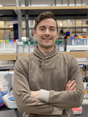 Ryan Flynn, MD, PhD, recently discovered glycoRNAs.
