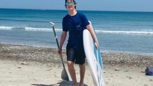 Dennis Smith with paddle board