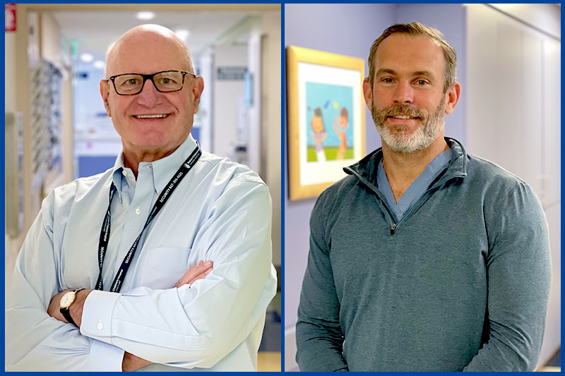 Lower extremity surgeons, Dr. James Kasser and Dr. Collin May
