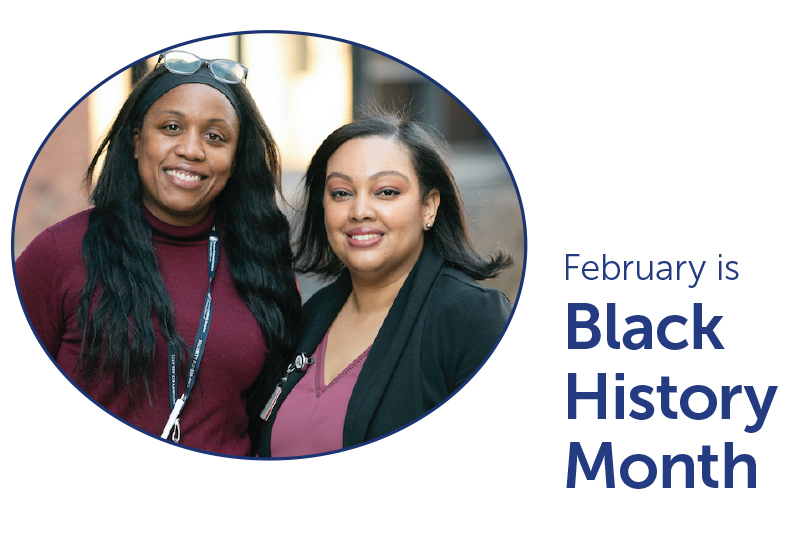 Joy Gueverra and Heslandia Tavares for Black History Month