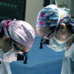 Drs. Dickie and McNamara of the Colorectal and Pelvic Malformation Center care in the operating room.