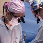 Dr. Belinda Dickie and Dr. Erin McNamara in the operating room
