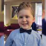 Aydan wearing a bow-tie