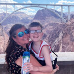 Lucas and his mom, Heather, at the Grand Canyon