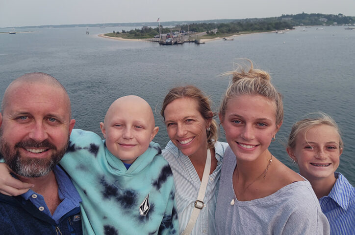 Ramie with his father, mother, and two sisters