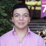 Jack, 23, smiles at the camera, with a banner graphic that says,